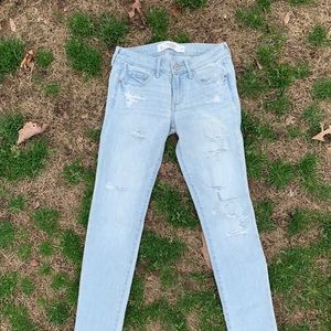 Abercrombie and Fitch light wash jeans
